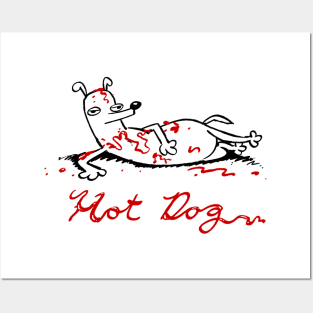 Hot Dog Posters and Art